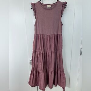 Nation LTD Mauve Midi Dress